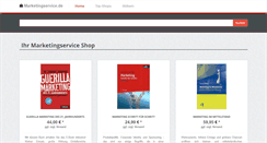 Desktop Screenshot of marketingservice.de