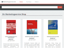Tablet Screenshot of marketingservice.de